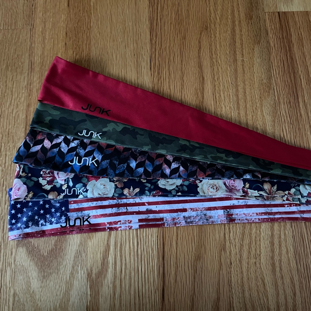 (5) Junk Headbands Multicolor